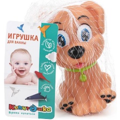 Изображение товара Игрушка для купания Собачка КАПИТОШКА YF-DOG-03 безопасная и развивающая