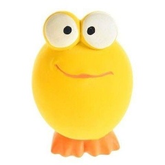 Изображение товара Игрушка для собак HOMEPET BUBBLE головастик с пищалкой латекс 11х7х7,5 см