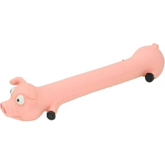 Изображение товара Игрушка для собак HOMEPET долговязый поросенок с пищалкой латекс 26 см