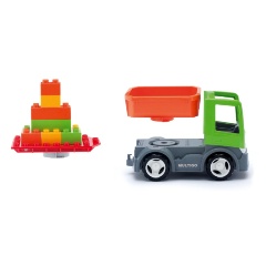 Изображение товара Игрушка EFKO 37054EF-CH Грузовик со строительной платформой с блоками и сменным кузовом