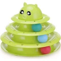 Изображение товара Игрушка интерактивная для кошек ZooWell Play, зеленый трек QTY01503G