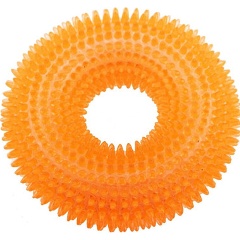 Изображение товара Игрушка кольцо Zoowell petPT000or Кристалл оранжевый для собак, 10.5см х 3,5см