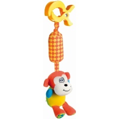 Изображение товара Игрушка-подвеска CANPOL BABIES мягкая с погремушкой Обезьянка, 0мес+