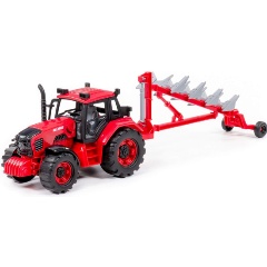 Изображение товара Игрушка трактор BELARUS с плугом POLYSE 91338 для детей от 3 лет