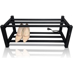 Изображение товара Электросушитель для обуви INDIGO® Bench PRO (electro) 70/30 (таймер, провод справа, Черный муар) INDIGO