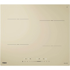 Изображение товара Индукционная варочная панель Haier HHY-Y64TVTC светло-бежевого цвета