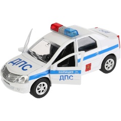 Изображение товара Игрушка инерционная металлическая ТЕХНОПАРК SB-13-21-1 Машина Renault Logan ДПС