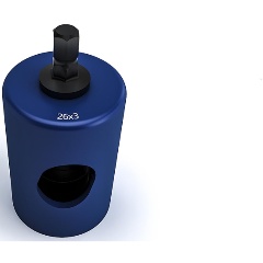 Изображение товара Закрытый калибратор-фаскосниматель INGOTOOLS для обработки МПТ размером 26х3мм