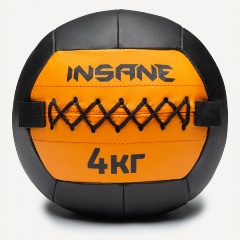 Изображение товара Медбол INSANE IN24-WB100 4 кг, оранжевый