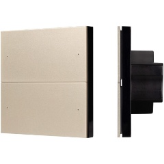 Изображение товара Кнопочная панель INTELLIGENT ARLIGHT SMART-DMX512-801-22-4G-4SC-DIM-IN Gold (230V, 2.4G) (IARL, IP20