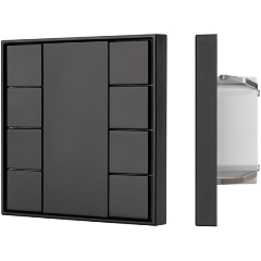 Изображение товара Панель управления INTELLIGENT ARLIGHT KNX-223-8-BLACK для систем KNX Встраиваемая черная
