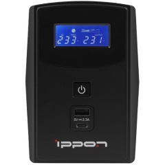 Изображение товара Источник бесперебойного питания Ippon Back Power Pro II Euro 850 480Вт 850ВА черный