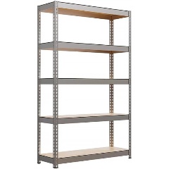 Изображение товара Стеллаж IRONMEBEL Optimus Hook Pro RAL7035 2500х1500х500 5 ярусов