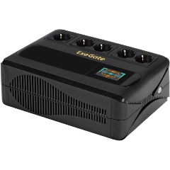 Изображение товара Источники бесперебойного питания ExeGate NEO Smart BU 1000VA LCD AVR