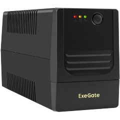 Изображение товара Источники бесперебойного питания ExeGate Power NB-500.LED.AVR.2SH 500VA/300W