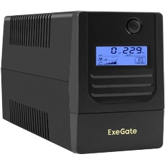 Изображение товара Источники бесперебойного питания ExeGate Smart LB-650.LCD.AVR.4C13.USB 650VA/390W