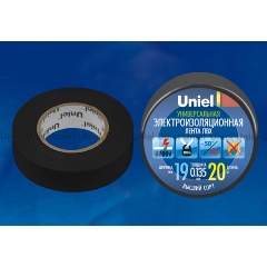 Изображение товара Изоляционная лента Uniel UIT-135P 20/19/01 BLK