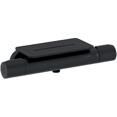 Изображение товара Смеситель для душа JACOB DELAFON E21767-BL METRO термостатический с полкой матовый черный