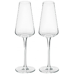 Изображение товара Набор фужеров для шампанского JEWEL Элегия 250 мл., 2 предмета (стекло) (ПС00133-58)