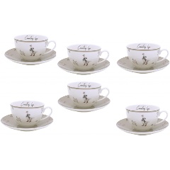 Изображение товара Чайный набор JEWEL Птичий двор, 12 предметов (ПС0043-03)