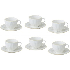 Изображение товара Чайный набор JEWEL Шармель 12 предметов (new bone) (ПС0022-33)