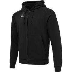 Изображение товара Худи на молнии Jogel ESSENTIAL Club reglan Cotton Zip Hoodie, черный, р.L