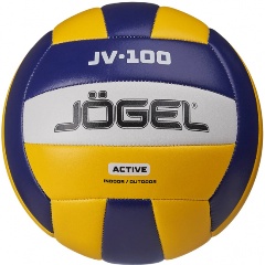 Изображение товара Волейбольный мяч Jogel JV-100 для любителей, синьо-желтый, размер 5