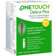 Изображение товара Ланцеты Johnson & Johnson OneTouch Delica Plus №100
