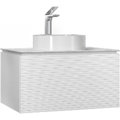 Изображение товара Тумба без раковины JORNO Stone 80 Stn.01.80/P/W/JR подвесная Белая