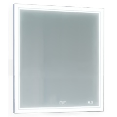 Изображение товара Зеркало JORNO Glass 80 с подсветкой и часами