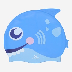 Изображение товара Шапочка для плавания детская Joss силиконовая синяя, 52-54, 132112JSS-M1