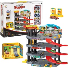 Изображение товара Игровой набор JUNFA P8988A-6 Парковка 4-х уровневая с лифтом