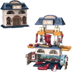 Изображение товара Игровой набор Junfa WK-23069 Дом-трансформер Мастерская