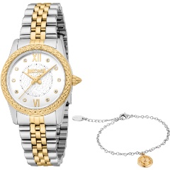 Изображение товара Женские наручные часы JUST CAVALLI JC1L360M0075_SET с кварцевым механизмом и кристаллами