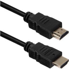 Изображение товара Кабель ACD-DHHM2-18B HDMI 2.0, Golden Plated,19m/19m, 1.8м. черный