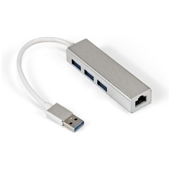 Изображение товара Кабель-адаптер ExeGate EXE-77U3T-45  USB3.0 с 3 портами USB и 1 RJ45