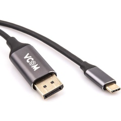 Изображение товара Кабель-адаптер USB 3.1 Type-Cm - DP(m) 4K@60Hz, 1.8m, Aluminium Shell,VCOM (CU422MC-1.8M)