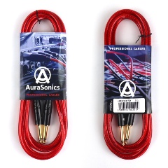 Изображение товара Кабель AuraSonics J63J63-3TRD, гитарный, 3м, красный