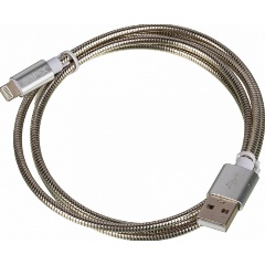 Изображение товара Кабель Behpex USB-A - Lightning 1м серебристый