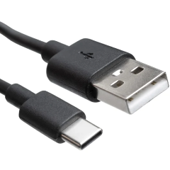 Изображение товара Кабель Behpex USB-A - USB-C, 1м, 2.0, черный