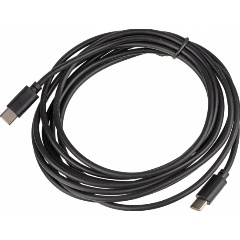 Изображение товара Кабель USB Type C 3м черный для зарядки и передачи данных