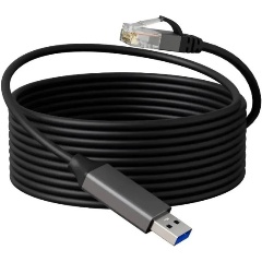 Изображение товара Кабель Buro BU-USB-A-LAN100-2m USB 2.0 A(m) RJ-45 (m) 2м