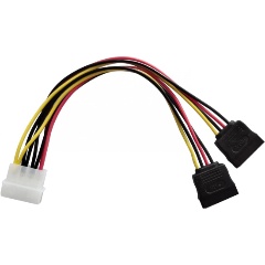 Изображение товара Кабель Buro Molex 8980 SATA (BU-MOLEX-2XSATA)