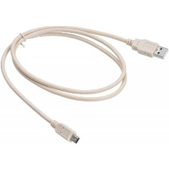 Изображение товара Кабель Buro USB2.0-M5P-1 USB A(m) mini USB B (m) 1м серый