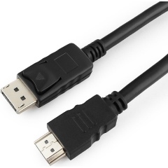 Изображение товара Кабель Cablexpert DisplayPort-HDMI CC-DP-HDMI-3M, 20M/19M, 3.0м, черный