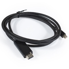 Изображение товара Кабель ExeGate miniDisplayPort-HDMI ExeGate, mini20M/19M, 1,8м