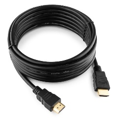 Изображение товара Кабель HDMI Cablexpert, 4.5м, v2.0, 19M/19M, черный, позол.разъемы, экран, пакет