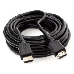 Изображение товара Кабель HDMI Cablexpert, 7.5м, v2.0, 19M/19M, серия Light, черный, позол.разъемы, экран
