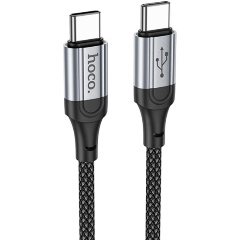 Изображение товара Кабель Hoco X102 Fresh USB-C - USB-C, 1м, черный
