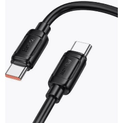 Изображение товара Кабель Hoco X115 52018 USB-C - USB-C,1.2м черный